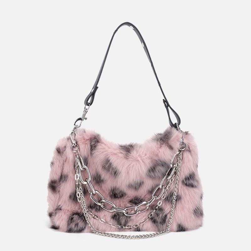 New Autumnwinter Versatile Furry Luxury-style Chain Bag