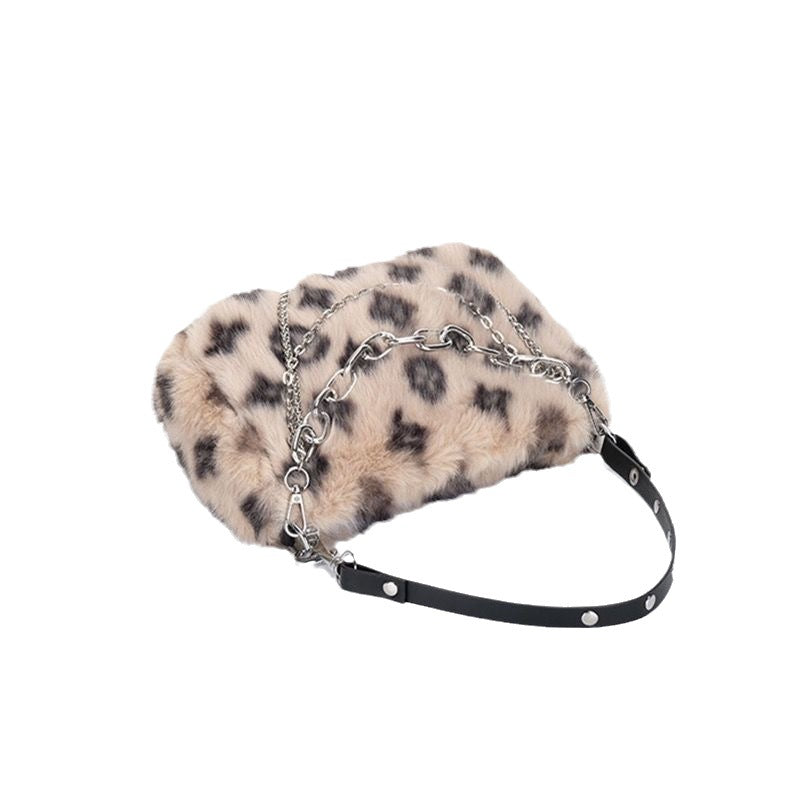 New Autumnwinter Versatile Furry Luxury-style Chain Bag