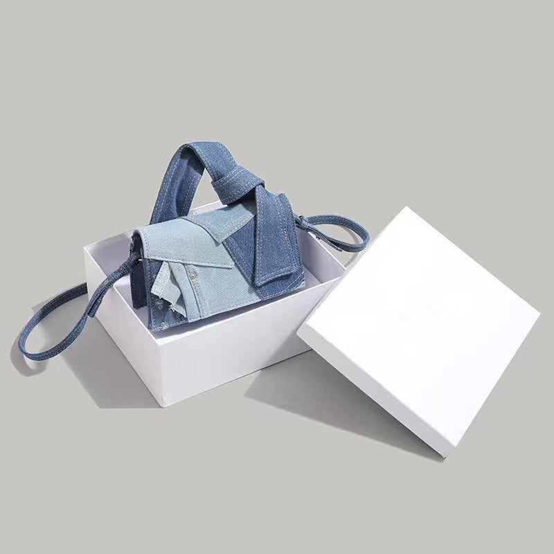 Simple Denim Fabric High-end Feel Versatile Fashion Crossbody Bag For Women