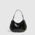 Fashionable Trendy Underarm Bag With Rivets